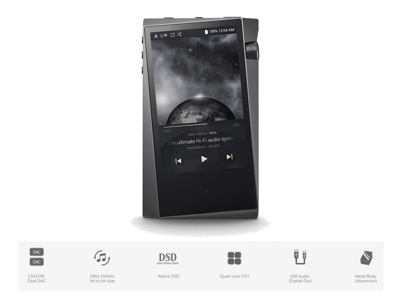 Astell & Kern A&norma SR15 Gunmetal (Rückläufer Kat.1)