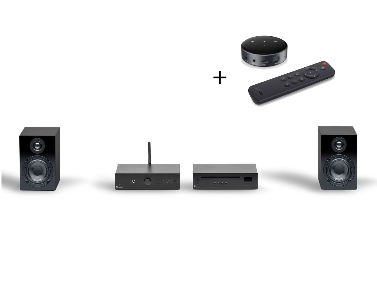 Pro-Ject Stereo Set E CD / WiiM Mini Bundle Black