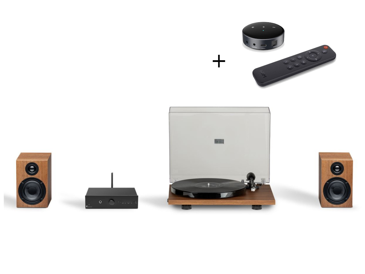 Pro-Ject Stereo Set E Phono / WiiM Mini Bundle Walnut