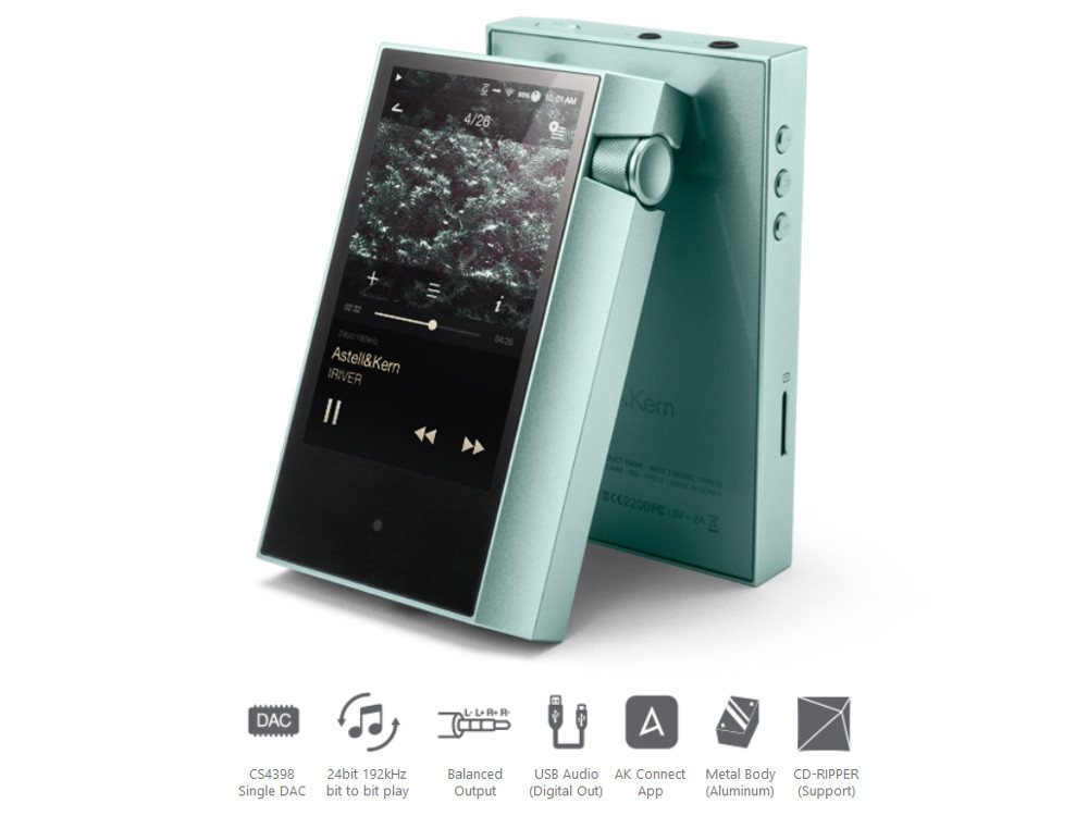 iRiver Astell & Kern AK70 Misty Mint (discontinued)