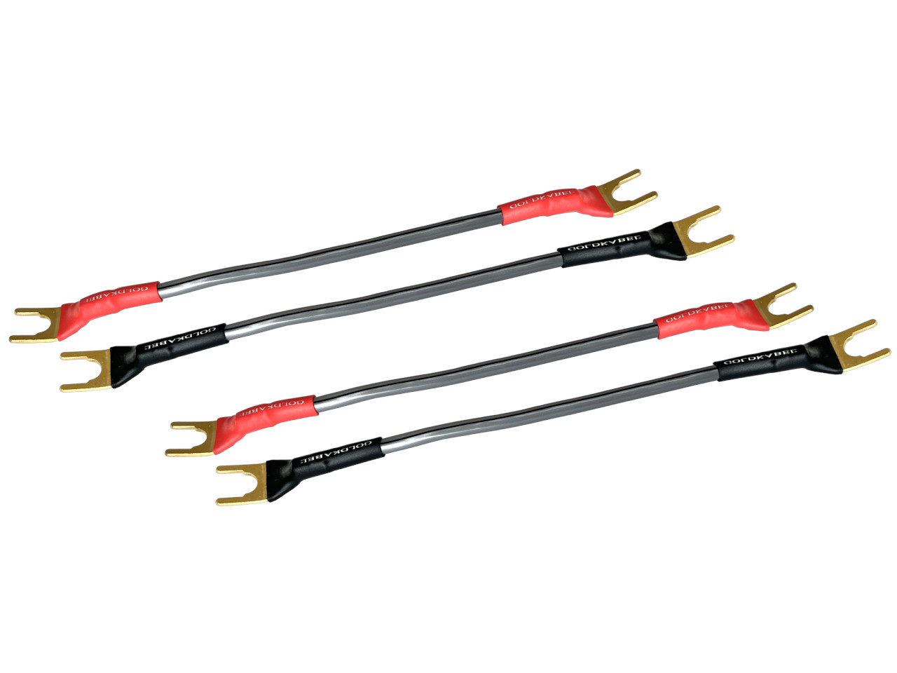 Goldkabel High-Flex 400 Anthrazit Bi-Wire Brücken-Set (Kabelschuh/Kabelschuh)