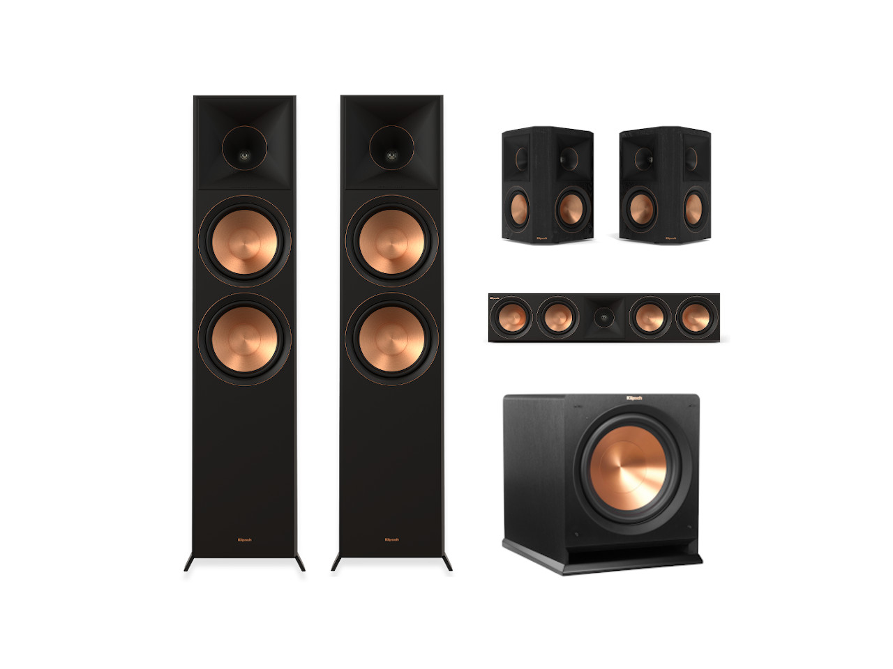 Klipsch Reference Premiere RP-8000F II Heimkino Set R-112SW