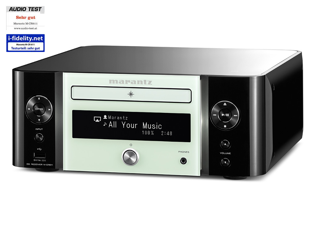 Marantz M-CR611 Melody Media Schwarz-Weiß (discontinued)